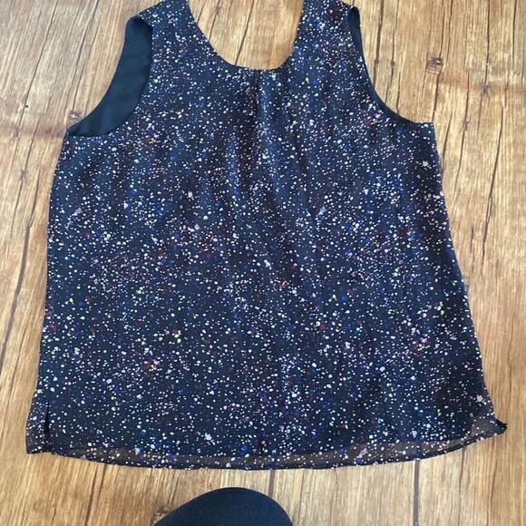 Willow & Thread Cloth & Stone Women's Blouse & Shirt Bundle Black Blue Sz Medium - Picture 4 of 10